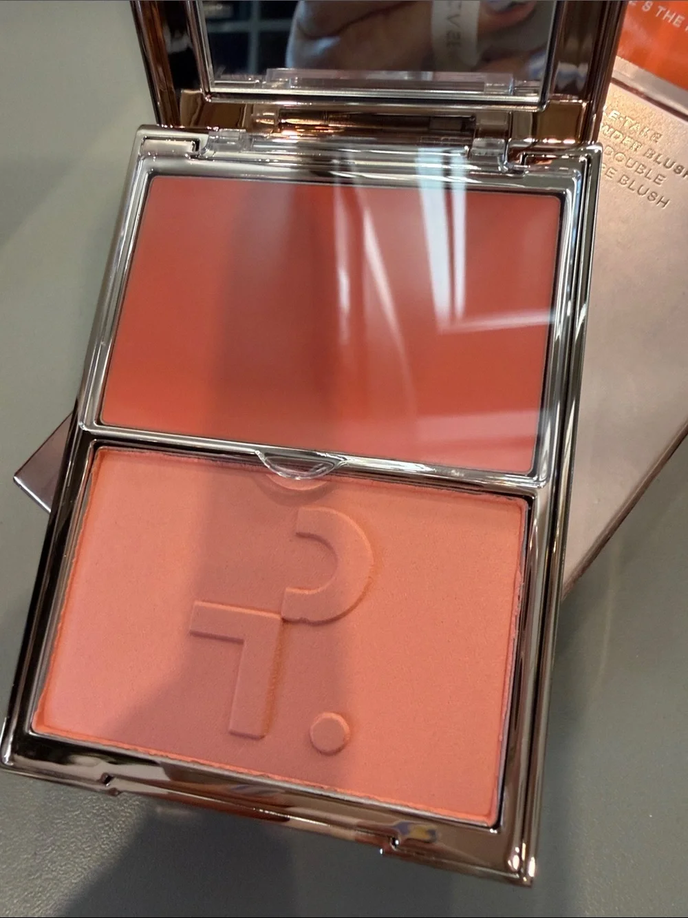 Patrick Ta Peach Cream Blush Compact — Soft Peach Cheek Color